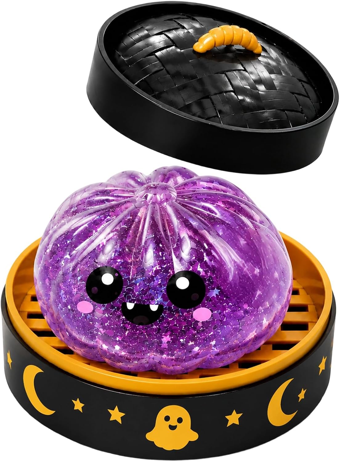 Halloween Steamed Bun Squishy Mystery Box Toy`
