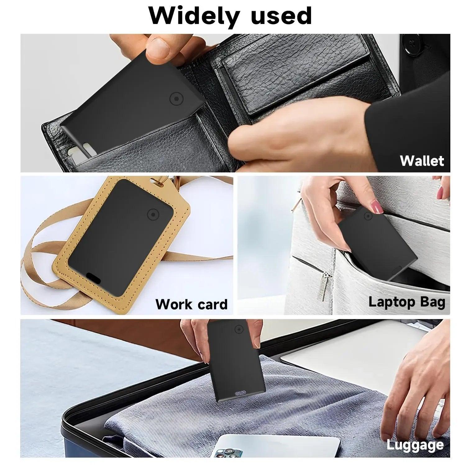 Slim Bluetooth Tracker Card | Apple MFi Certified | Works with Find My Phone*