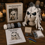 Halloween Monster Hood DIY Crochet Kit