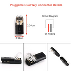 🏆Double-wire Plug-in Connector With Locking Buckle🔩