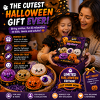 Halloween Steamed Bun Squishy Mystery Box Toy`