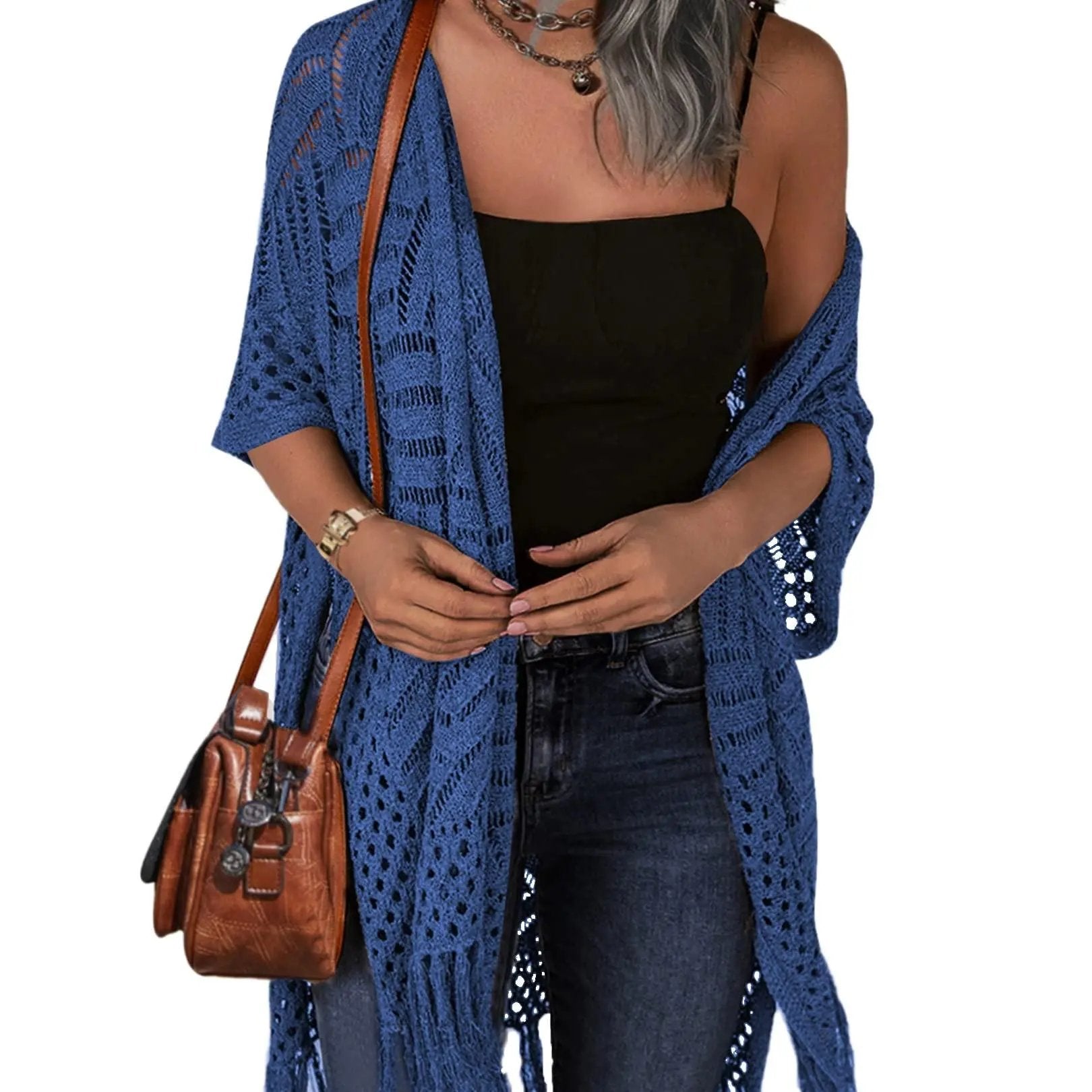 Women's Loose Plus Size Knitted Cardigan