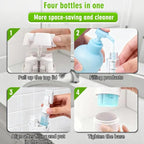 4-in-1 Portable Travel Dispenser Bottle