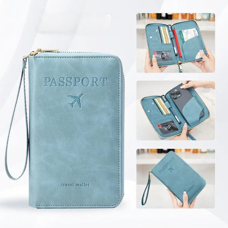 🧳2026 Tourism Must✈️Multifunctional RFID Passport Wallet