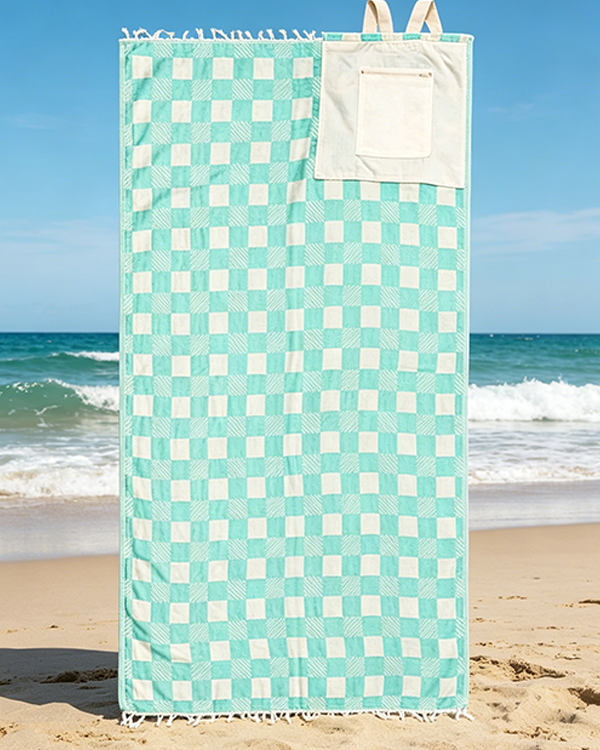 2-in-1 Turkish Cotton Towel Bag