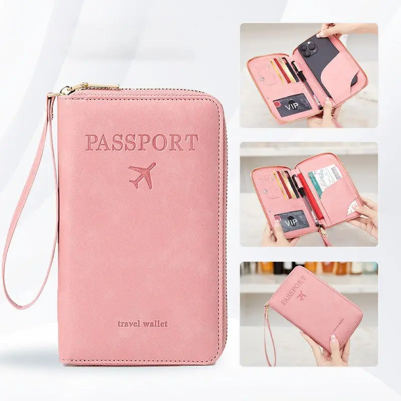 🧳2026 Tourism Must✈️Multifunctional RFID Passport Wallet