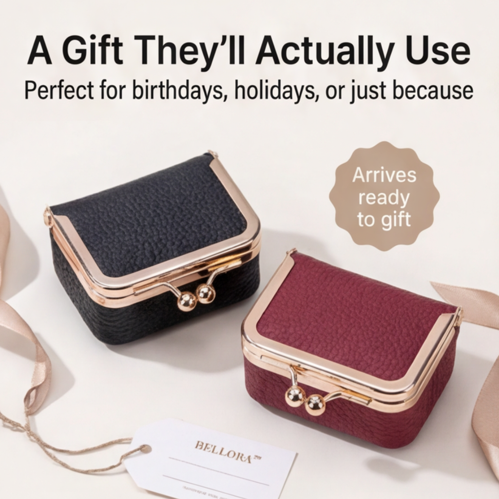 Bellora™ – Vegan Leather Mini Jewelry Box
