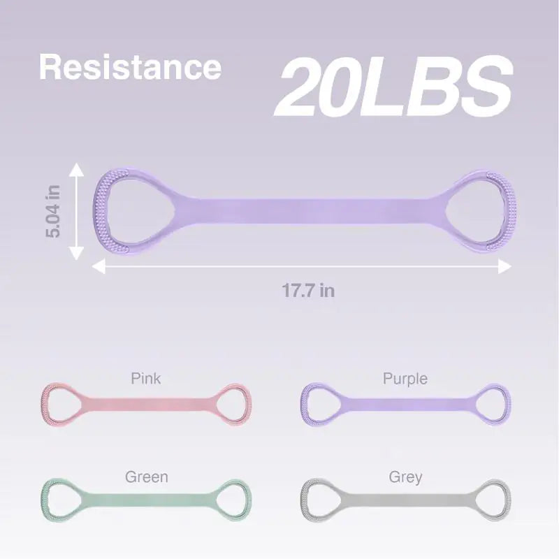 10-Min Figure 8 Resistance Exercise Bands –  The Posture Secret PTs Hide`