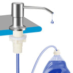 Dish Soap Dispenser for Kitchen Sink (Brushed Nickel)