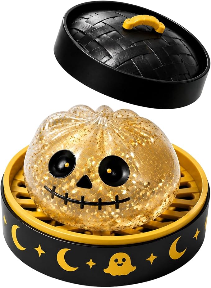 Halloween Steamed Bun Squishy Mystery Box Toy`