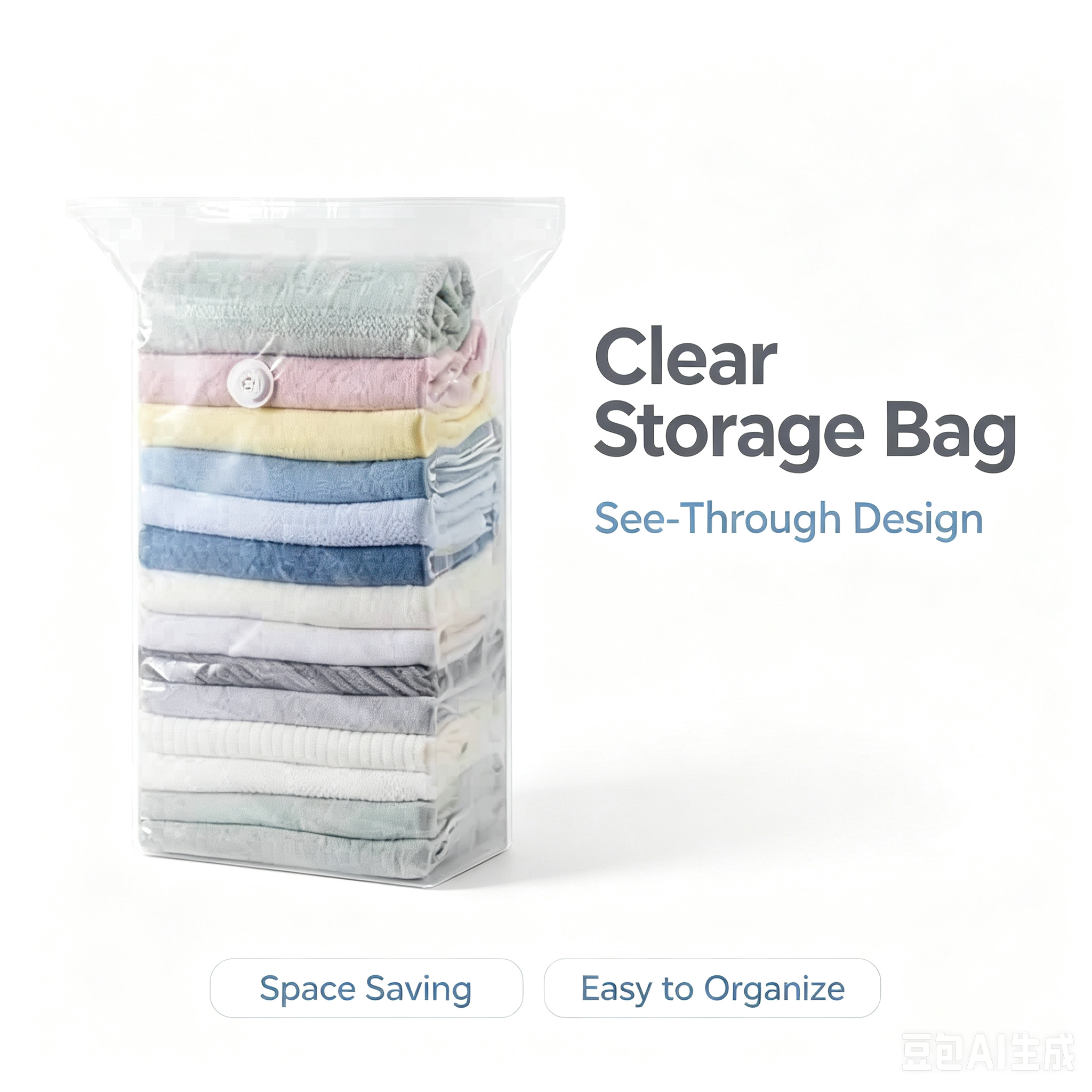 No‑Pump Vacuum Storage Bags