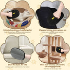 FurFlood Saver Double-Sided Pet Grooming Gloves