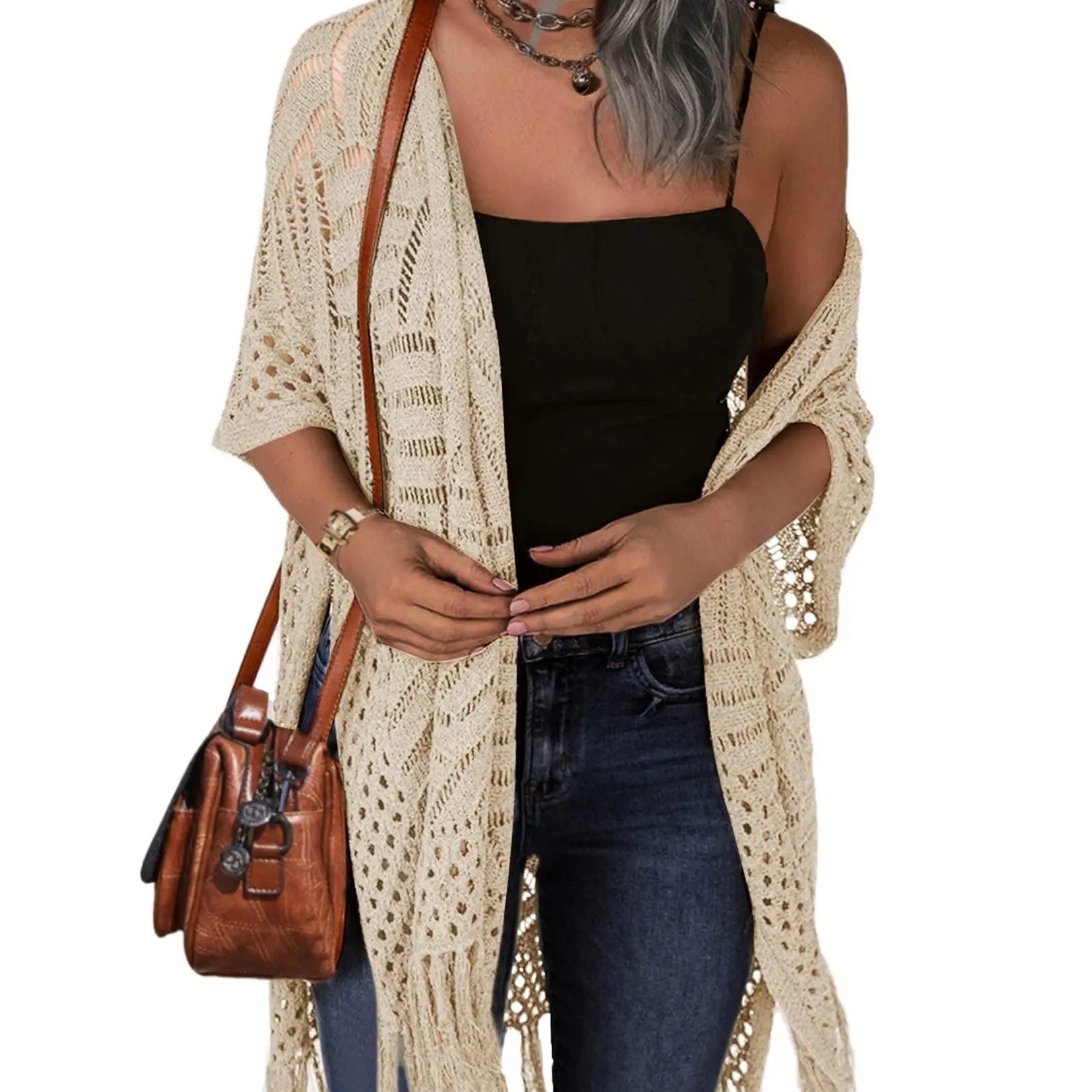 Women's Loose Plus Size Knitted Cardigan