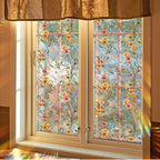 Colorful Floral Bouquet Window Sticker