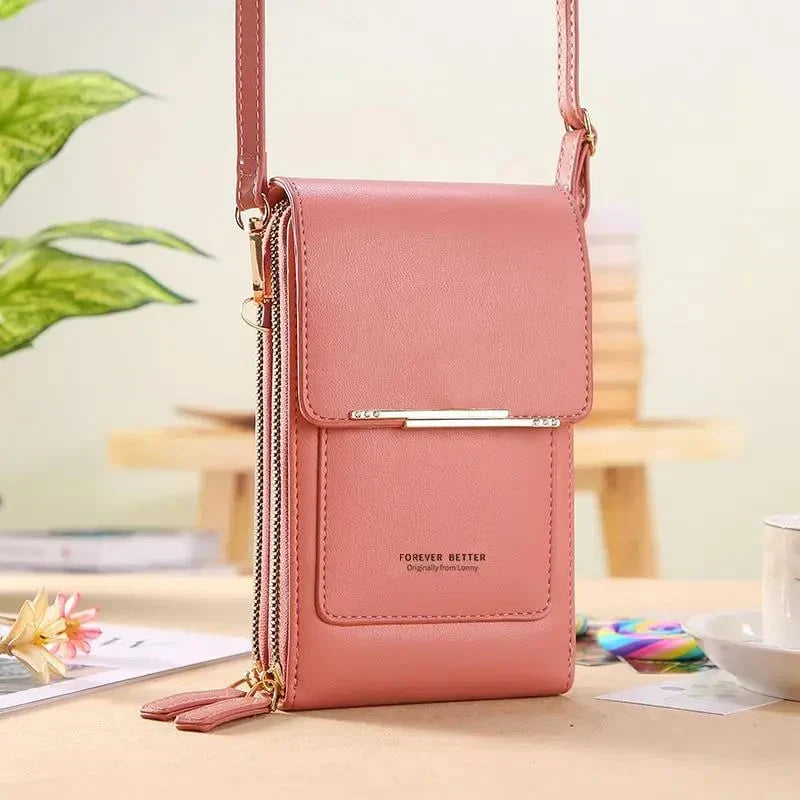Touchscreen Crossbody Phone Wallet With Card Slots