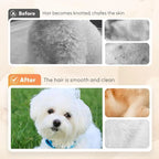 2-in-1 Pet Bath Brush with Built-in Shampoo Dispenser for Dogs & Cats