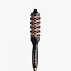 Rose Gold Blowout Boost hair tool with digital display on a white background