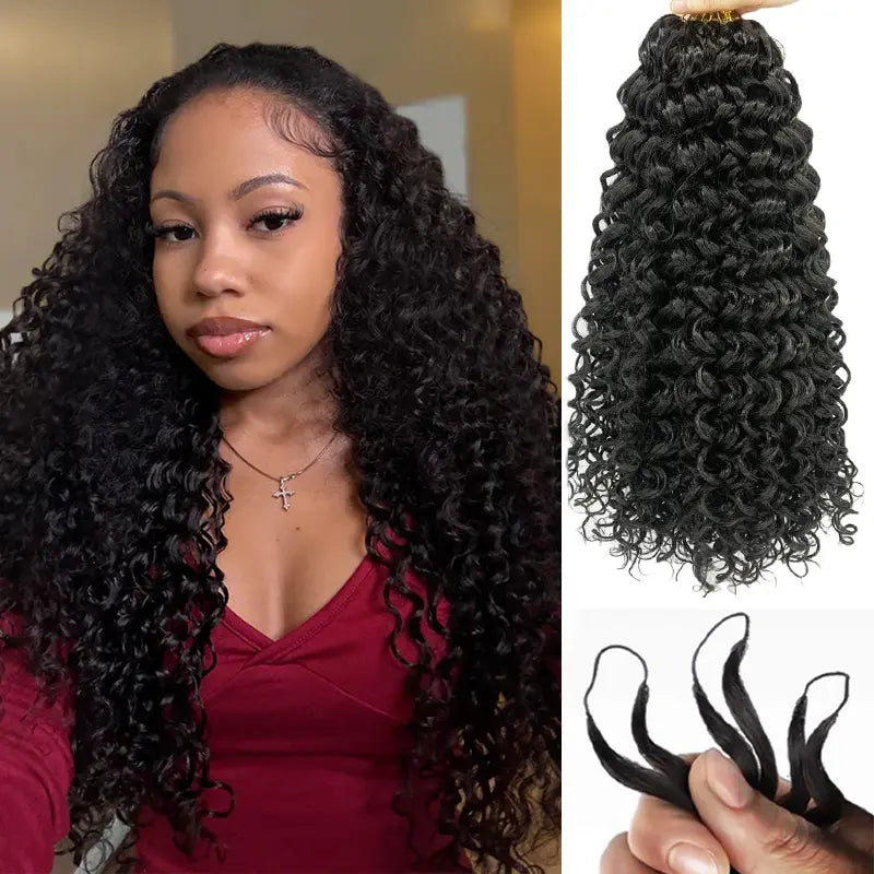 50g/Pack – Knotless Boho Braids, Curly & Wavy Textures