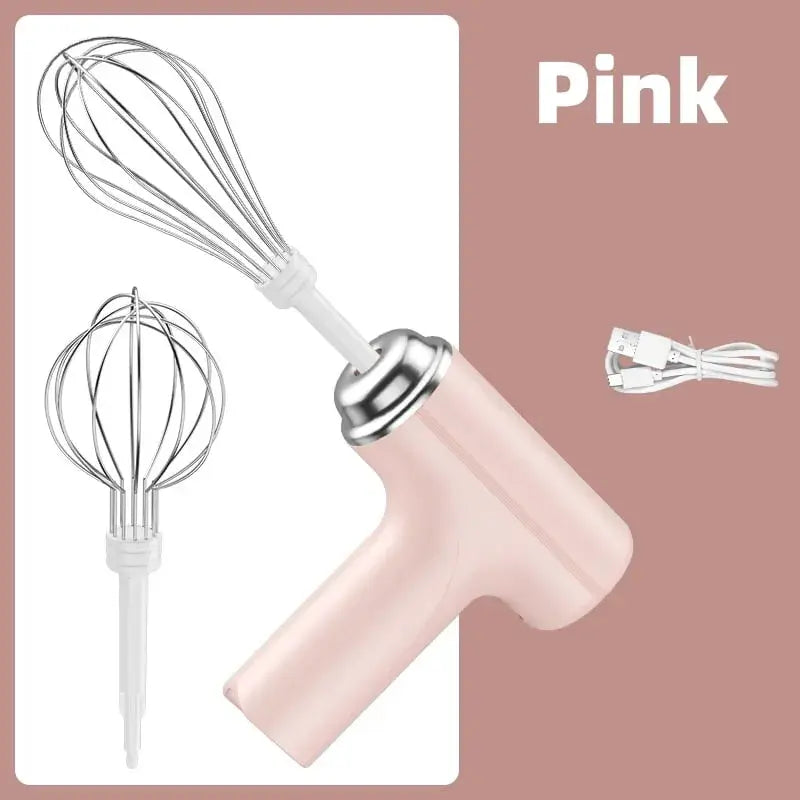 Portable Cordless 3 Speed Hand Mixer