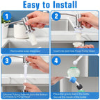 Dish Soap Dispenser for Kitchen Sink (Brushed Nickel)