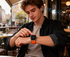 PulseCore Pro 6-in-1 Smartwatch Earbuds Set