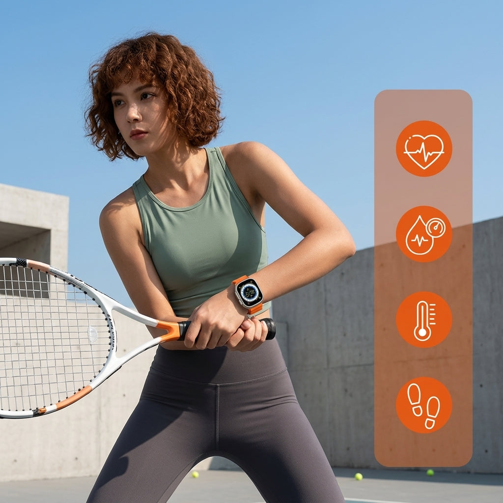 PulseCore Pro 6-in-1 Smartwatch Earbuds Set