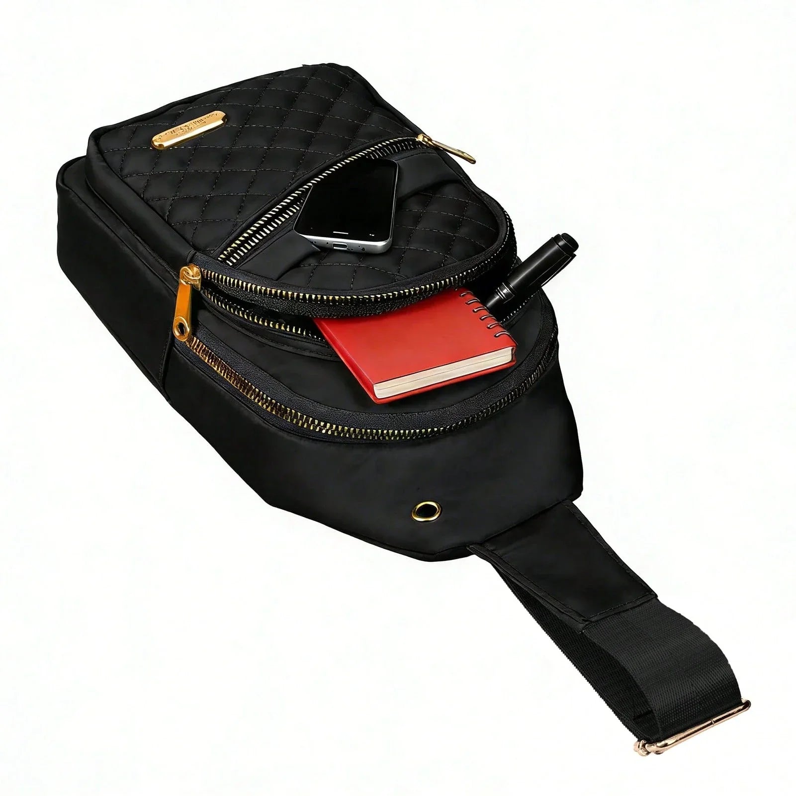 Fashionable Quilted Crossbody Bag