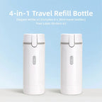 4-in-1 Portable Travel Dispenser Bottle