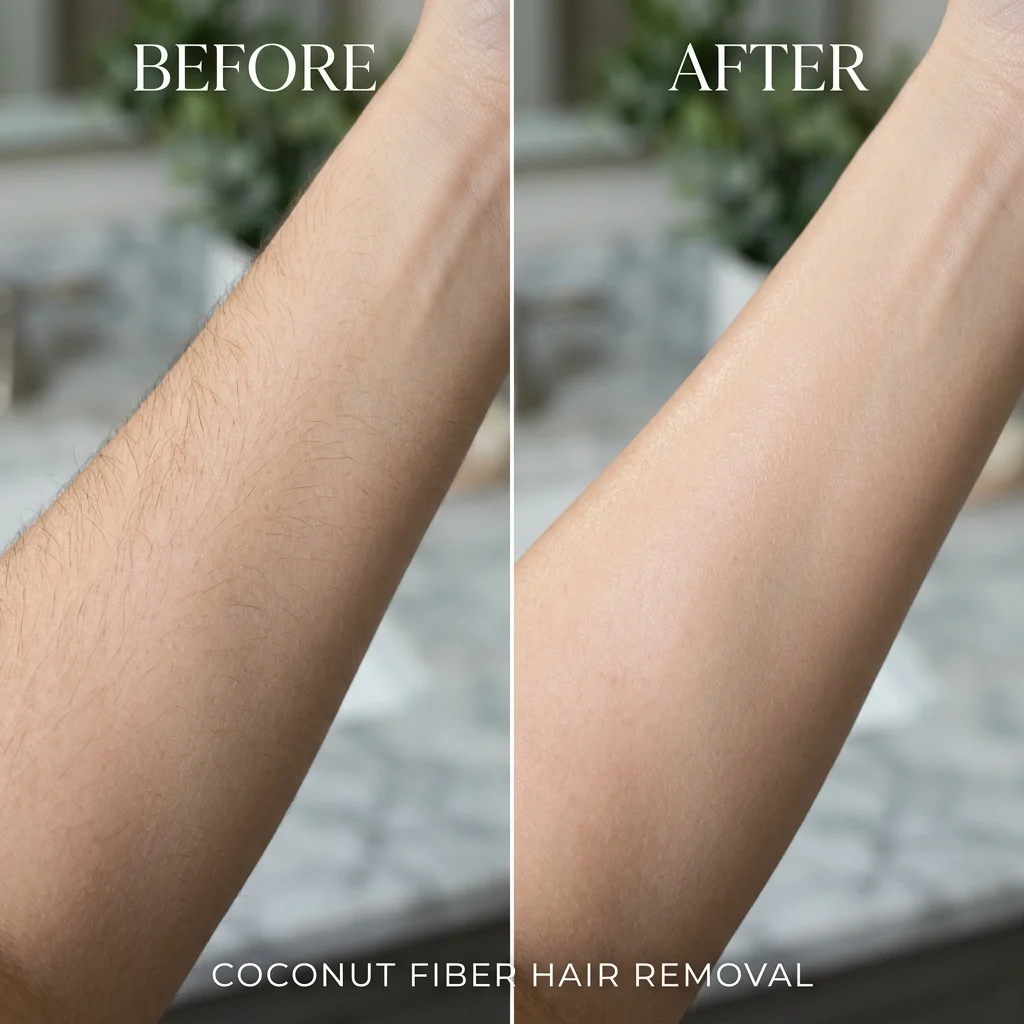 Gentle Growth Inhibition: Coconut Hair Removal Cream