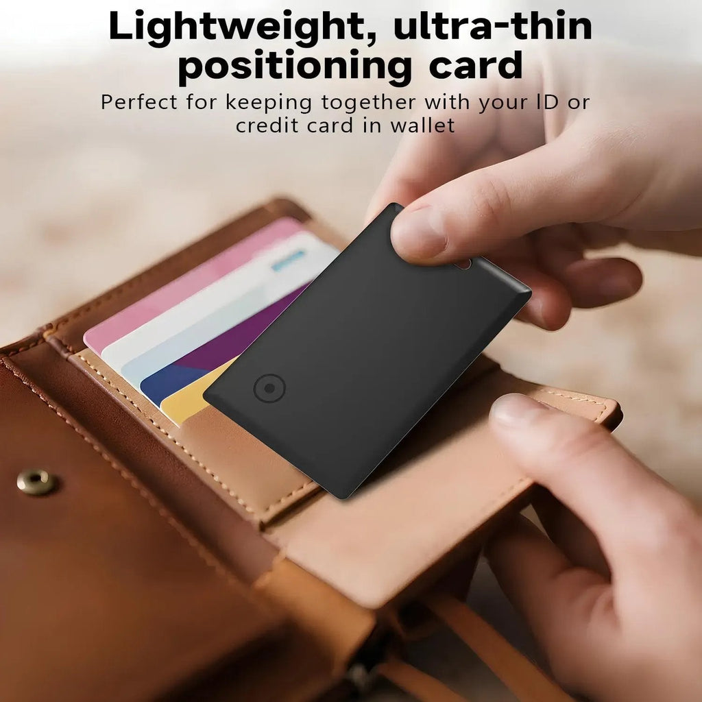 Slim Bluetooth Tracker Card | Apple MFi Certified | Works with Find My Phone*