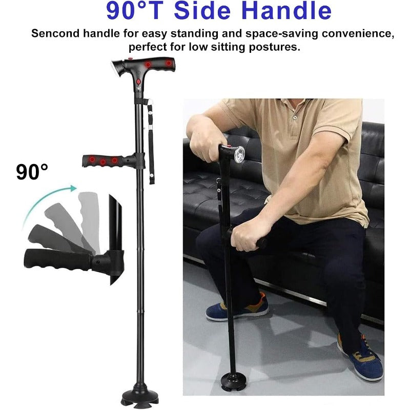 Collapsible Dual Grip Travel Cane