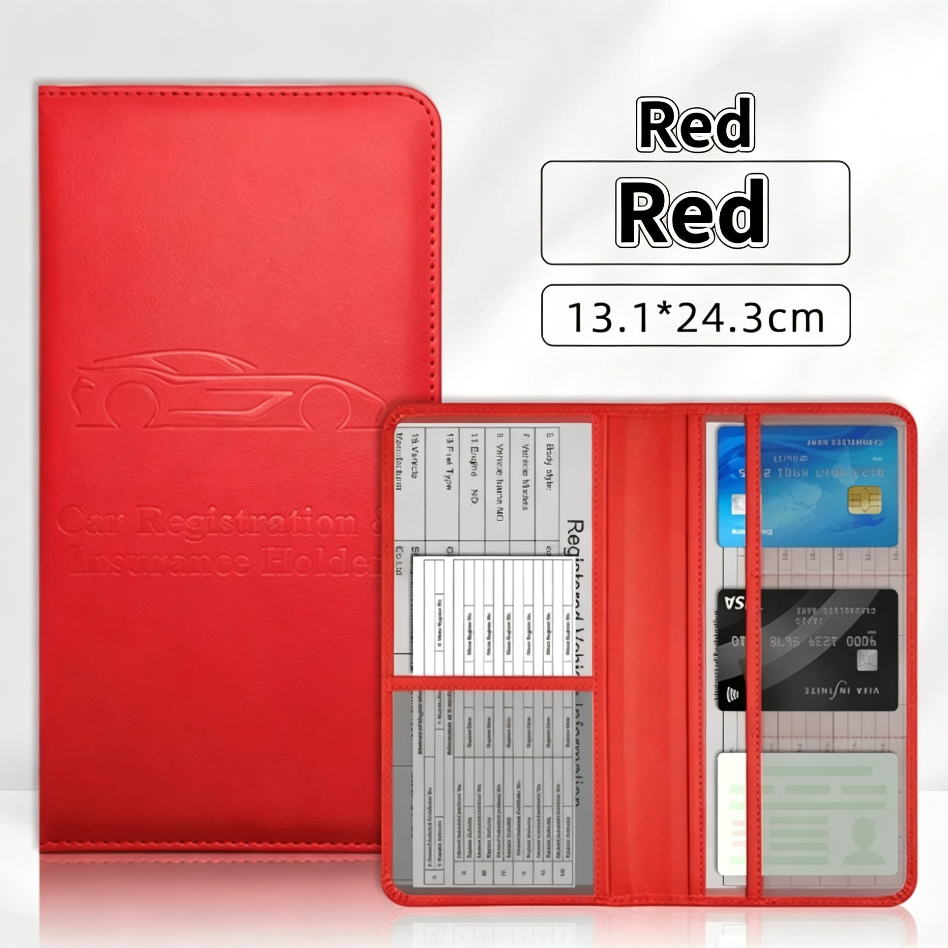 Car Registration & Insurance Card Holder
