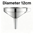 Heavy Duty Thickened Stainless Steel Kitchen Funnel with 304 Strainer