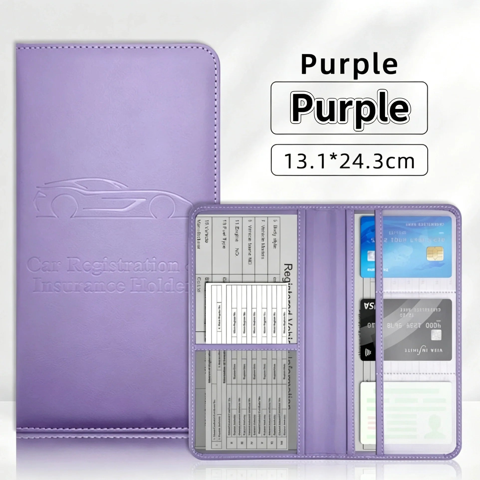 Car Registration & Insurance Card Holder