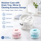 3-in-1 Retainer Cleaning Storage Case