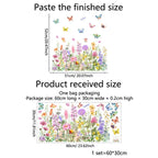 Colorful Floral Bouquet Window Sticker