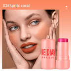 4Pcs Milk Jelly Blush Stick, Lip & Cheek Tint 4 Colors, Vegan Cruelty Free