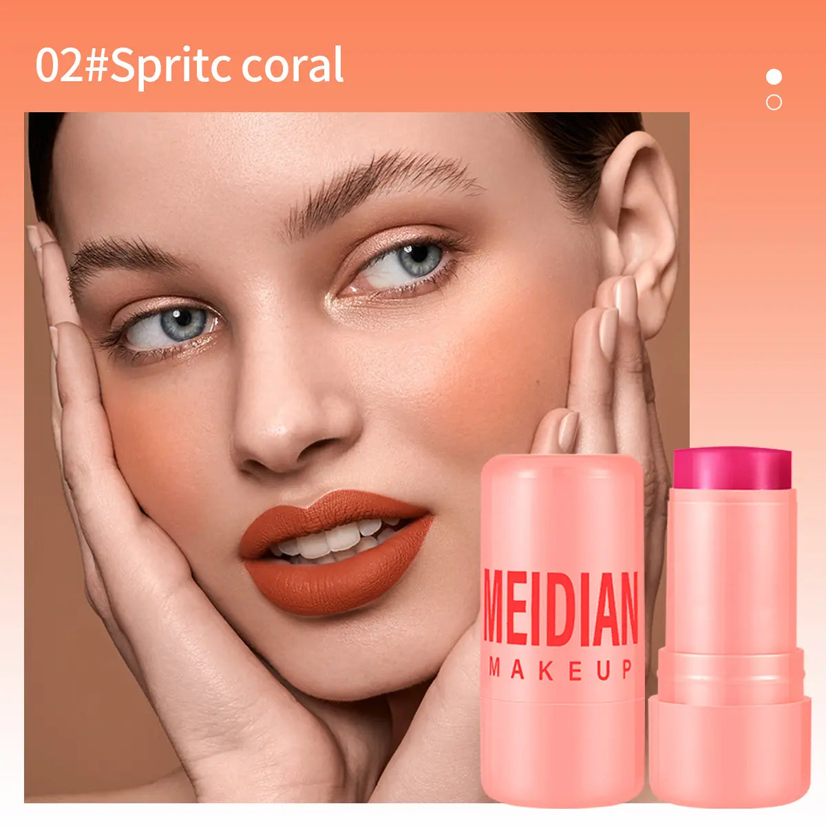 4Pcs Milk Jelly Blush Stick, Lip & Cheek Tint 4 Colors, Vegan Cruelty Free