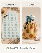 2-in-1 Turkish Cotton Towel Bag