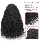 50g/Pack – Knotless Boho Braids, Curly & Wavy Textures