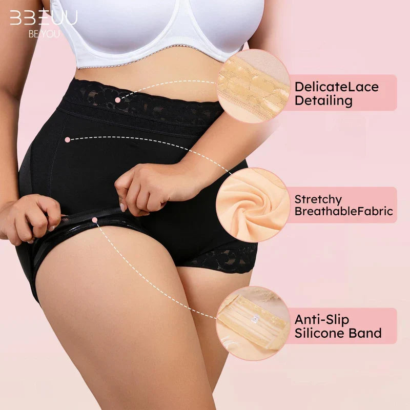 BBEUU High Waist Shapewear Panties for Women | Anti-Slip Tummy Control & Butt Lifter | Seamless Everyday Wear