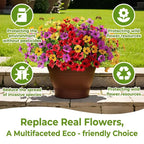 UV Resistant Colorful Artificial Flower