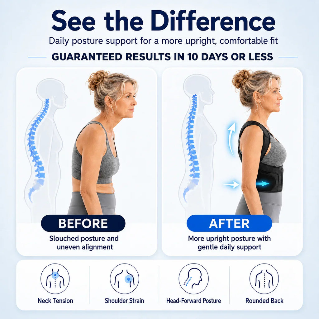 PosturaPro™ Smart Spine-Aligning Support Brace
