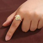Elegant Virgin Mary Emblem Ring: Sacred Detail for Daily Devotion