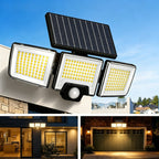 ✨3 Head Solar Motion Sensor Outdoor Light with Remote Control