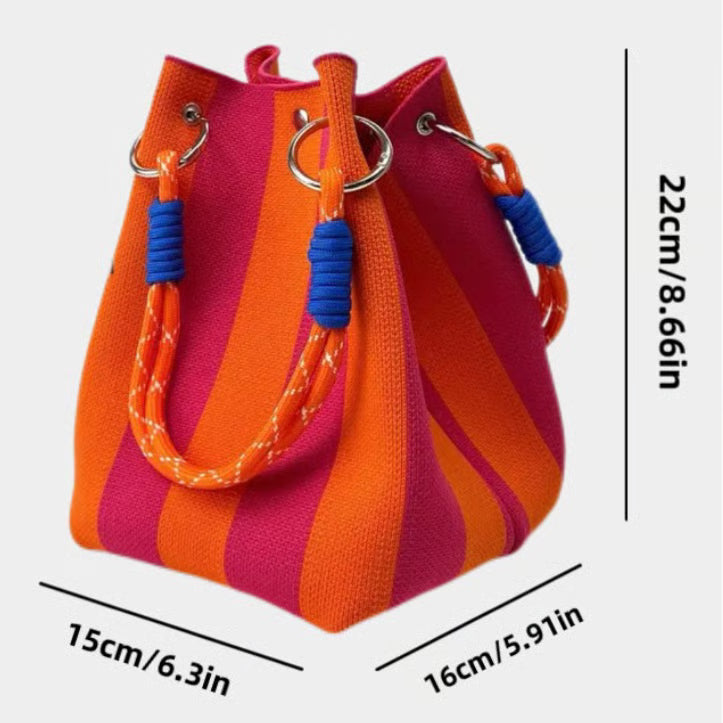 Stylish Bohemian Bucket Bag`
