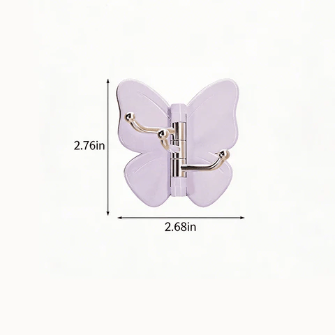 4 Pack Rotating Butterfly Hooks