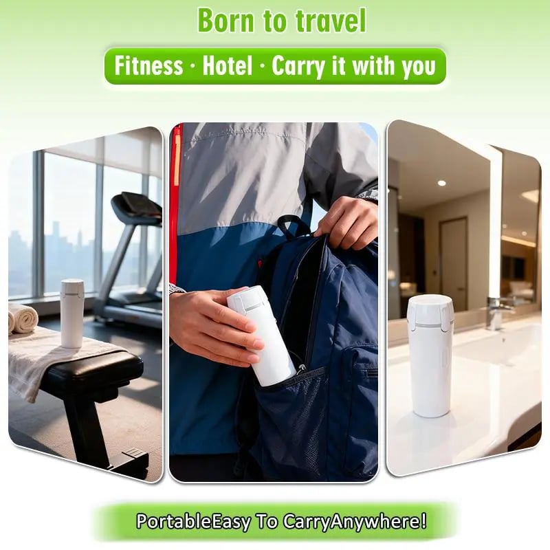 4-in-1 Portable Travel Dispenser Bottle
