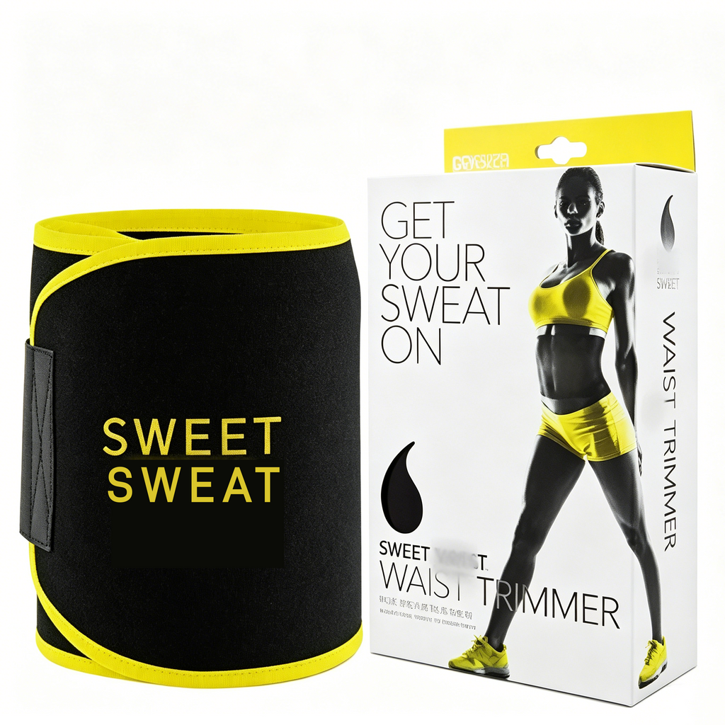 Sweat Waist Trimmer Sweat Band for Gym Workouts