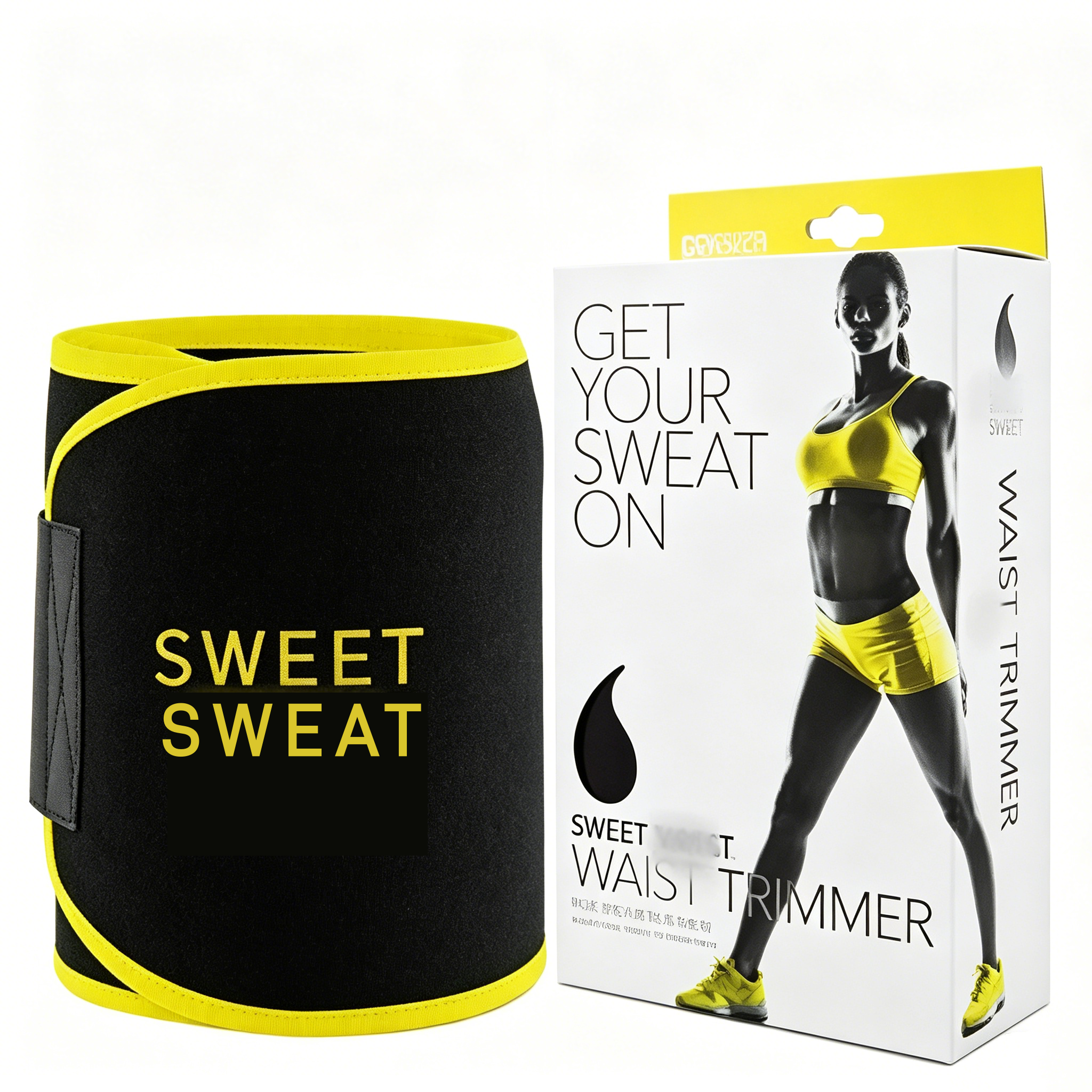 Sweat Waist Trimmer Sweat Band for Gym Workouts